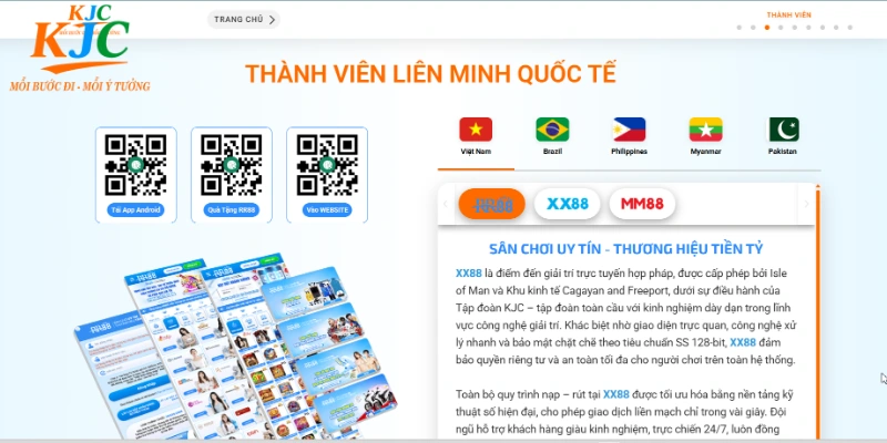 Liên minh quốc tế KJC sở hữu nhiều thương hiệu nổi tiếng